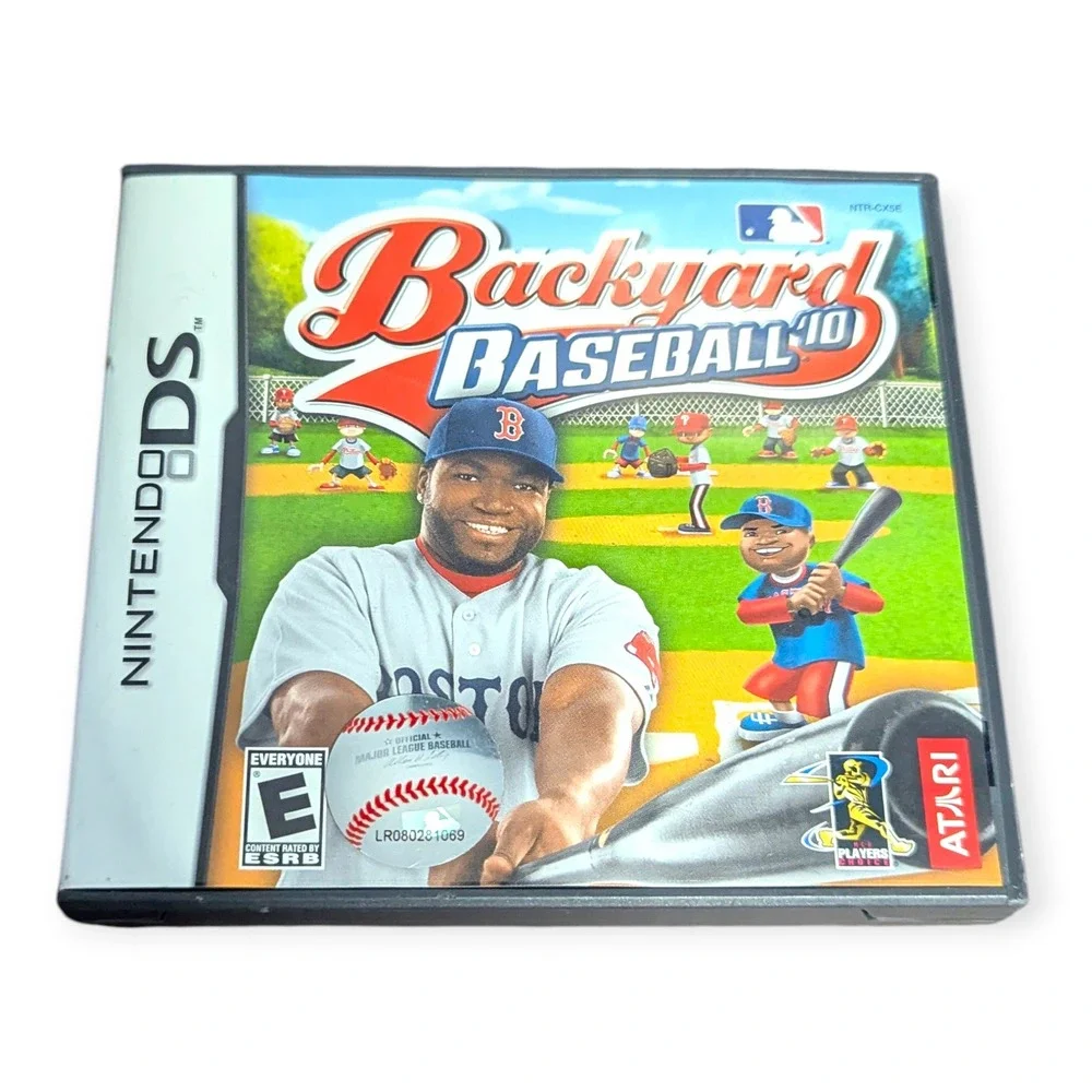 Nintendo DS Backyard‎ Baseball 2010 Complete Game Cartridge Case Manuals CIB
